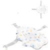 Kikka Boo Kikkaboo Cuscino da bagno Nubo per bambini, con clip in plastica dalla nascita, colore: giallo