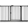 Safetots Cancelletto per Scale a Pressione con Chiusura Automatica, 132,6cm - 139,6cm, Nero Opaco, Cancelletto a Chiusura Automatica per Bambini, Barriera di Sicurezza per Bambini