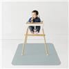 NajaBaby Tappetino in Silicone 100x100 cm - Antimacchia, Impermeabile, Antiscivolo - Tappeto Multiuso per Bambini, Sotto Seggiolone, Svezzamento, Giochi, Attività Creative - Senza BPA