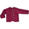 Generic Golfino bebè, cardigan bimba, kimono neonato, regalo di nascita, regalo bebè neonato. ARTICOLO ORIGINALE E UNICO MOMpATchWORK