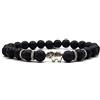 KARDINAL WEIST animale lava bracciale, diffusore di aromi gioielli per uomo e donna, animale di potere - chakra - saggezza - calma - №1 (XS, elefante)