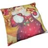 Handmade Generico Cuscino Natalizio Gold Christmas 40 x 40 cm. Artigianale con chiusura zip, Tessuto stampato lavabile