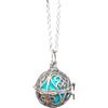 Generico Collana Ciondolo, Cristallo Naturale, Equiliblrio Chakra, Guarigione Energetica, Yoga, Meditazione (Azzurrite - Malachite)