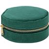 Meissa Porta Gioielli Donna Bambina Uomo Portagioie da Viaggio Piccolo Portagioie da camera Scatola Portagioie per Anello Collane Orecchini Bracciali, verde