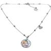 Generic Collana girocollo con disegno di Alice e il Bianconiglio