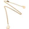 Clovers Collana di conchiglie placcate in oro 24 k, collana d'oro, idea regalo, gioielli di conchiglie, idea regalo per donne, gioielli d'oro, collana d'oro, gioielli regalo