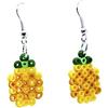Generico Orecchini pendenti perline fuse Ananas - CL0233