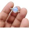 Shubham Manufacturers Anello d'argento della pietra preziosa naturale dell'occhio di tigre 8x10MM Anello di pietra di forma ovale 925 Sterling Silver Handmade Statement Anello unisex Birthstone Jewelry (Tiger eye)