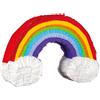 Fai Fiesta Pignatta Arcobaleno, Pentolaccia, Piñata. Gioco della pignatta per feste di compleanno. Da riempire. Misura 50 * 35 * 12cm