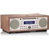 TIVOLI AUDIO MUSIC SYSTEM + CD ALL-IN-ONE HIFI SYSTEM WALNUT BEIGE