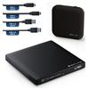 techPulse120 Masterizzatore esterno USB 3.1 USB C UHD 4k 3D M DISC Blu ray DVD