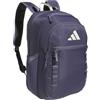 adidas Zaino unisex Excel, resistente, grande e atletico, per computer portatile, 7.0/Viola preamata/Wonder White, taglia unica, Excel Zaino per uomo e donna - Borsa per computer portatile grande e