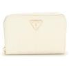 GUESS Aldina SLG Medium Zip Around Wallet M Cream White
