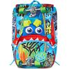 SJ GANG STYLE JAM GANG Zaino Scuola Estensibile Big, Celeste, Zaino con Divisorio Interno, Tasca Superiore con Antenne Srotolabili, Tasca per Borraccia, 24 L, Zaino Scuola Elementare, Bambino