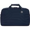 Bric's Weekender Collezione Ulisse B|Y, Leggero e Resistente, Borsa da Viaggio con Tracolla Removibile e Fascia per Maniglia Trolley, Bagaglio a Mano, Materiale Idrorepellente, 47x27x17, Ocean Blue