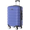 V Voyagoux Voyagoux Valigia Bagaglio a Mano - 39L, 57x37x21cm, Lucchetto TSA, Bagaglio a Mano, Valigia con 4 Ruote Girevoli a 360°, Robusta e Leggera, Viola