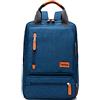 FANDARE Antifurto Zaino Zainetto Scuola Zaino per 14 pollici PC Daypacks Uomo Donna Borsetta per Business Viaggio Lavoro Scuola Università Backpack Blu scuro