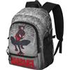 Marvel Spiderman Spin-Zaino Fight FAN 2.2, Grigio, 31 x 44 cm, Capacità 24 L