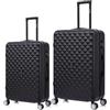 CELIMS - Set Valigie Nero| Valigie Bagaglio a Mano + Valigia Grande | Trolley Bagaglio a Mano 55x40x20 cm + Trolley Grande | Valigia 23 kg