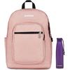 Invicta Zaino Scuola Jelek, Rosa Scintillante, Doppio Scomparto Con Tasca per PC e Tasca per Borraccia, 34 lt, Scuola Media e Superiore, Zaino Ragazza Borraccia, Viola, B