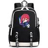LKY STAR Zaino Blue Lock Anime, Design Nero e Bianco, 45x31x16 cm, Spallacci Imbottiti Traspiranti