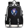 LKY STAR Zaino Blue Lock Anime, Design Nero e Bianco, 45x31x16 cm, Spallacci Imbottiti Traspiranti