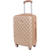 CABIN GO 5590T Valigia, Trolley Viaggio Rigido ABS, Trolley rigido con ruote girevoli 55x40x20