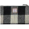 TAILORMAP Portamonete Harris Tweed fatto a mano, borsa per rossetto, vintage britannico portatile, portafoglio per carte di credito e documenti d'identità con cerniera YKK per donne e uomini, Large