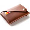 Crazy Horse Craft Portafoglio Slim Uomo e Donna, Portacarte in Vera Pelle