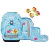 ergobag Set con zaino ergonomico per la scuola elementare, flessibile, 6 pezzi, Set per la prima elementare per ragazze e ragazzi
