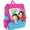 TheCartoonWorld Zaino Estensibile Scuola Ninna e MATTI - Colore Rosa