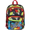 Seven SJ Ever Zaino Scuola Doppio Scomparto, Nero e Giallo, Playjam Boy, Con Tasca Porta Borraccia, Zaino Scuola Elementare, Zaino Bambino