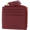 Coccinelle Pelle porta carte di credito Tassel Credit Card Holder Ribes mirtillo