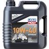 LIQUI MOLY Olio motore Motorbike 4T 10W-40 Olio parzialmente sintetico 4 L Compatibilità con YAMAHA MOTORCYCLES WR TW XT TRICKER TT