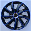 NRM Copricerchi STIG EXTRA nero/blu, set da 4 pezzi