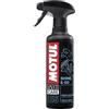 Motul - Ravvivante e Lucidante per Superfici in Plastica per Tutti i Tipi di Moto - Spray Detergente a Base Siliconica - MC Care Shine & Go E5-400 ml