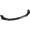 UJEOOWKM Auto Spoiler Frontali per VW Polo 2018-2023,Paraurti Lip Splitter Spoiler Protection Kit Corpo Labbra Anteriore