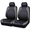 MNBHJGR Coprisedili per Auto, per Dacia Duster 2018-2023 2024 Coprisedili Auto Anteriore, Set Copri-Sedile per Guidatore e Passeggero,B Grey