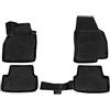 ELEMENT Set di Tappetini Auto in Gomma TPE 3D per Volkswagen Polo | Mk6 VI | Hatchback | 2017-2025 | 100% adatti perfettamente, Gomma Auto Robusti, Tappetini Universali, Tappetini 3D