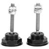 Vobor 2Pcs Universal Hood Pin Bonnet Lock Quick Release Push Button Bumper Clip Fermi(32mm)