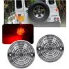 NSLUMO Lente trasparente Defender anteriore a Led, luce di segnalazione, lampada laterale a led per 90/110 1983-1990 Defender 1990- 2016 Led