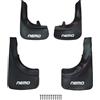 acpar Compatibile con Citroen Nemo 3 (225) 2008-2017 Parafanghi Anteriori e Posteriori Set del Veicolo 4 Pezzi Nero