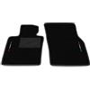 Somer Car Kit Tappetini Auto SOLO ANTERIORI 2pz compatibili con Mini Cooper F55-5 porte 2015-2024 | Set 2 tappeti anteriori su misura in moquette, bandiera Italia