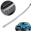 Chromemaster | Protezione paraurti Posteriore | Compatibile con Audi Q3 2011-2018 | Acciaio INOX lucido/cromato | Protezione paraurti protegge la vernice del paraurti dai graffi