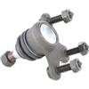 RIDEX 2462S0042 Testina braccio oscillante Anteriore Destra con materiale di fissaggio Compatibilità con VW Golf 4 Hatchback 1J1