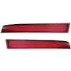 Pfdwmdoi Riflettori Paraurti Posteriore Per Per Touran 2006-2010 Riflettore di segnalazione posteriore Luci decorative (senza lampadina) 1T0945105A 1T0945106A Paraurti(1 Pair)