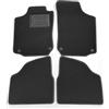 ASC Tappetini Auto Compatibili con Opel Corsa C 3 Serie 2000-2006, Moquette con Bordo Antiscivolo, Battitacco in Gomma