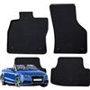 W-Parts TAPPETI - TAPPETINI IN GOMMA 3D TPE NERI PER AUDI A3 CABRIO 8V DAL 2013 AL 2021