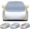 Generic Telo Copriauto per Citroen C4 2025, Antivento, Ignifugo, Traspirante, A Copertura Totale, per Interni Ed Esterni, con Cerniera, Protezione da Neve, Pioggia, Inverno E Garage