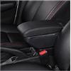 ZUKPHBWYWK Braccioli Per Auto Per T&oyota Per Yaris Per Vitz 2006-2011 Auto Bracciolo Box Center Console Scatola Immagazzinaggio Girevole A Scomparsa Doppio Strato Braccioli(D Styke All Black)